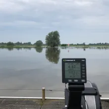 Ergometer bij hoogwater